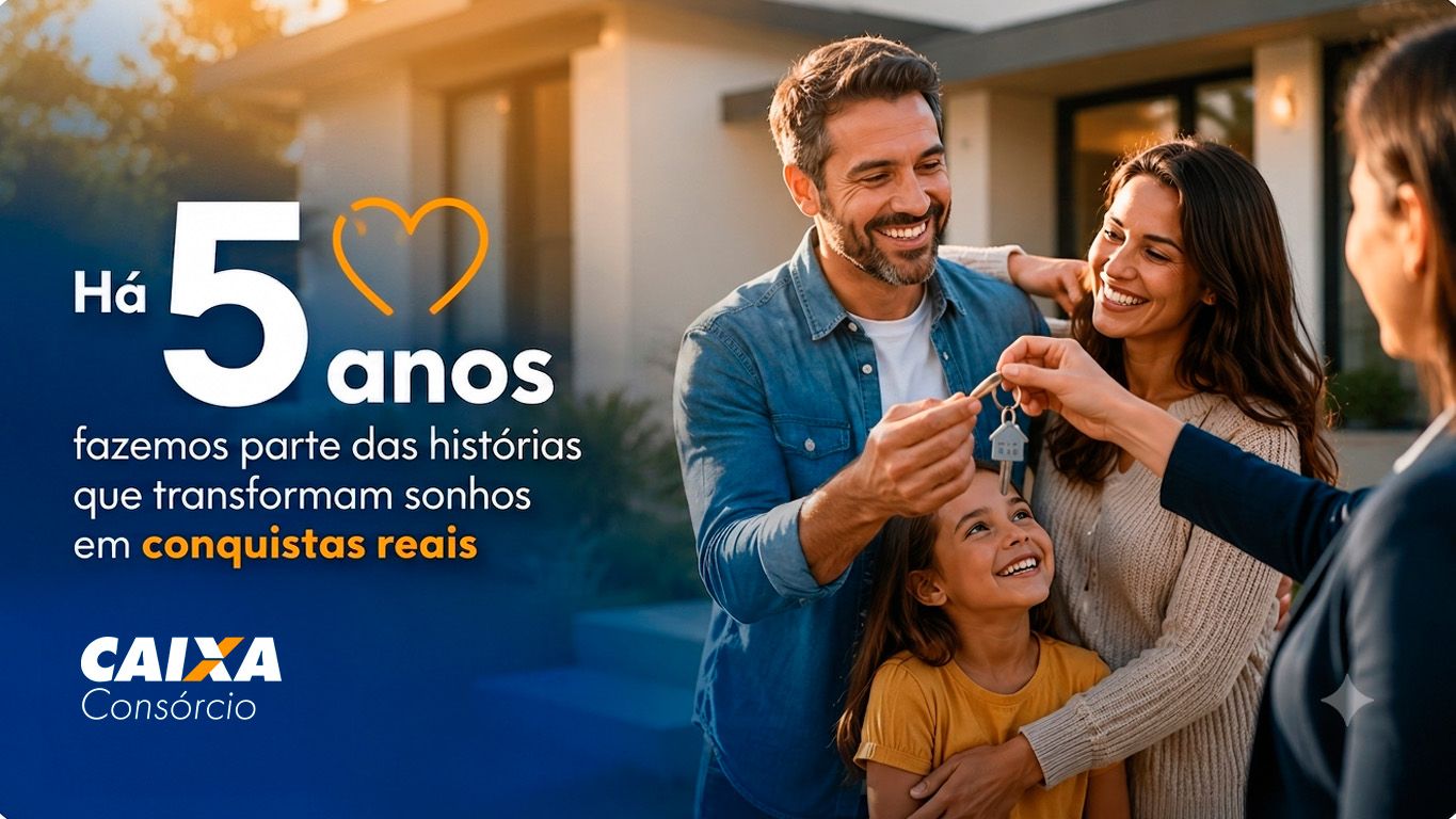 Há 5 anos fazemos parte das histórias que transformam sonhos em conquistas reais